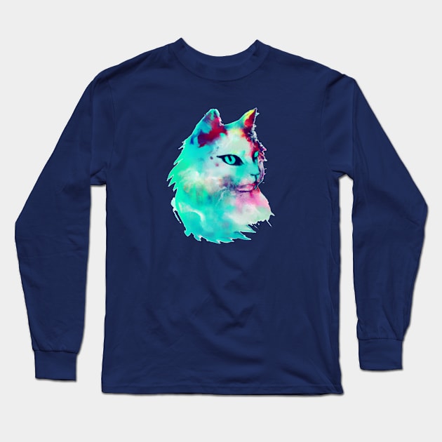 Cool cat Long Sleeve T-Shirt by ClaudeByWarren